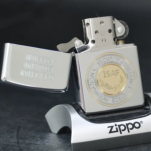ZIPPO XƯA 2003 - HÀNG XƯA 2000s _ CHỦ ĐỀ ISAF