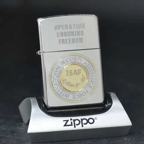 ZIPPO XƯA 2003 - HÀNG XƯA 2000s _ CHỦ ĐỀ ISAF