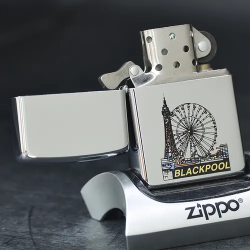 ZIPPO XƯA 1996 - HÀNG XƯA THẬP NIÊN 90s _ CHỦ ĐỀ BLACK POOL FERRIS WHEEL