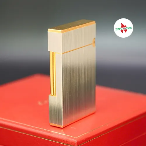 S.T. Dupont Chính Hãng Pháp Ligne 2 form cao bọc Palladium , hàng xưa thập niên 80s