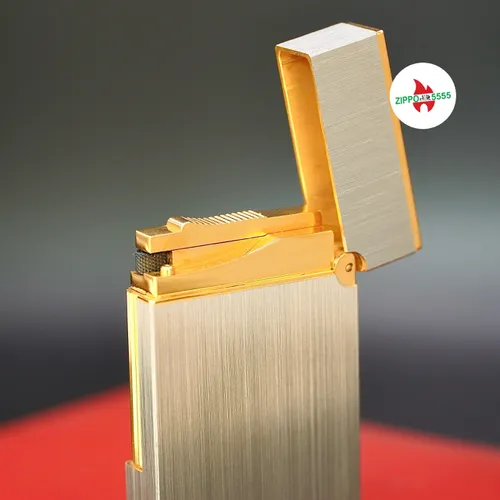 S.T. Dupont Chính Hãng Pháp Ligne 2 form cao bọc Palladium , hàng xưa thập niên 80s