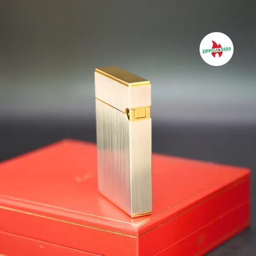 S.T. Dupont Chính Hãng Pháp Ligne 2 form cao bọc Palladium , hàng xưa thập niên 80s