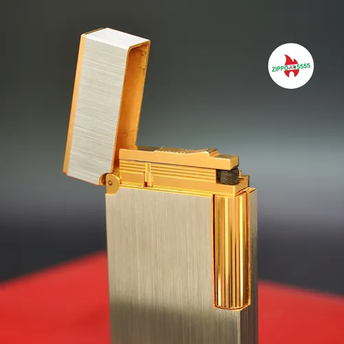 S.T. Dupont Chính Hãng Pháp Ligne 2 form cao bọc Palladium , hàng xưa thập niên 80s