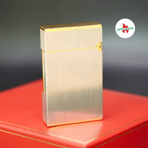 S.T. Dupont Chính Hãng Pháp Ligne 2 form cao bọc Palladium , hàng xưa thập niên 80s