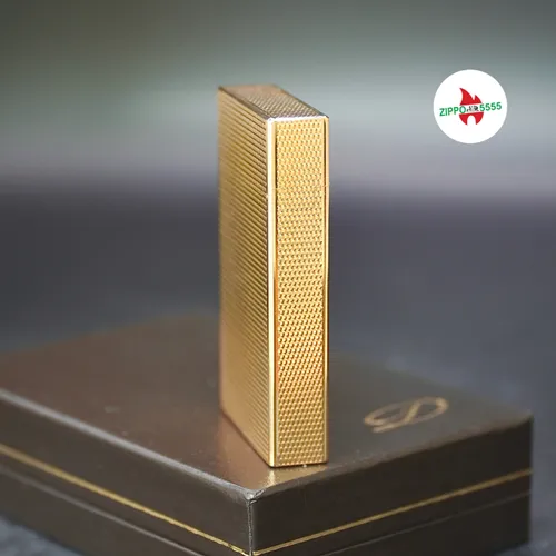 S.T. Dupont Chính Hãng Pháp Ligne 2 form cao bọc vàng, hàng xưa thập niên 80s
