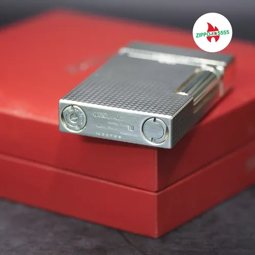 S.T. Dupont Chính Hãng Pháp Ligne 2 form cao bọc bạc, hàng xưa thập niên 90s