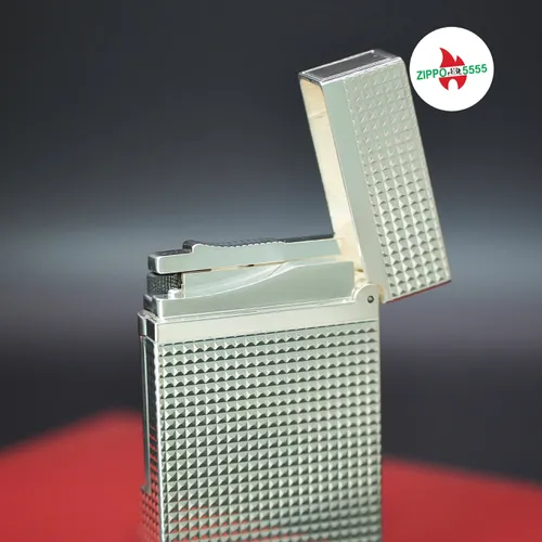 S.T. Dupont Chính Hãng Pháp Ligne 2 form cao bọc bạc, hàng xưa thập niên 90s