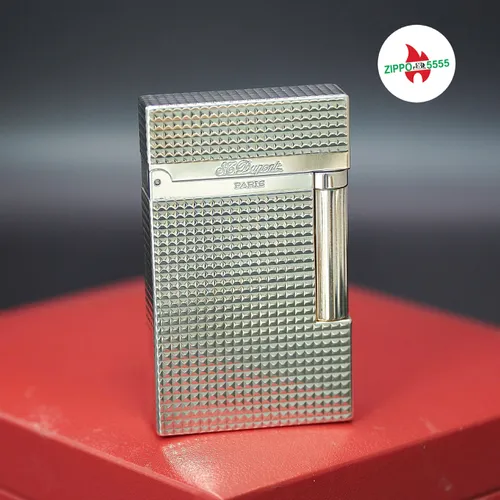 S.T. Dupont Chính Hãng Pháp Ligne 2 form cao bọc bạc, hàng xưa thập niên 90s