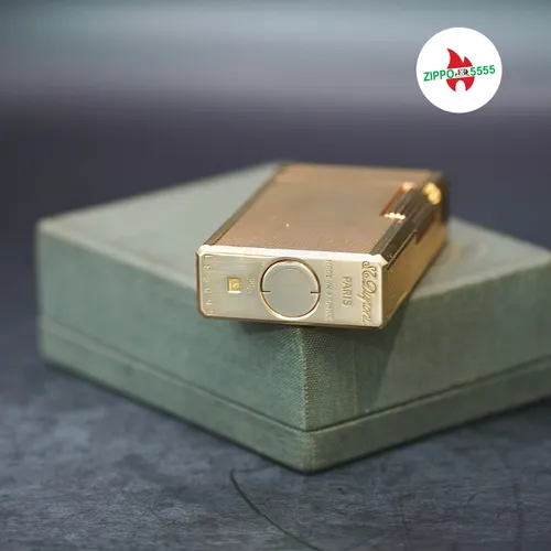 S.T. Dupont Chính Hãng Pháp Ligne 1 form cao bọc vàng, hàng xưa thập niên 70s