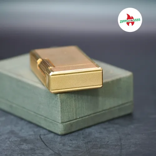 S.T. Dupont Chính Hãng Pháp Ligne 1 form cao bọc vàng, hàng xưa thập niên 70s