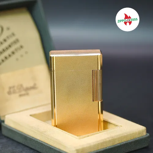 S.T. Dupont Chính Hãng Pháp Ligne 1 form cao bọc vàng, hàng xưa thập niên 70s