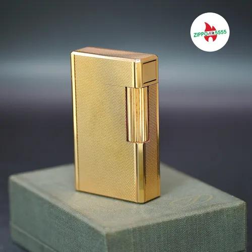 S.T. Dupont Chính Hãng Pháp Ligne 1 form cao bọc vàng, hàng xưa thập niên 70s