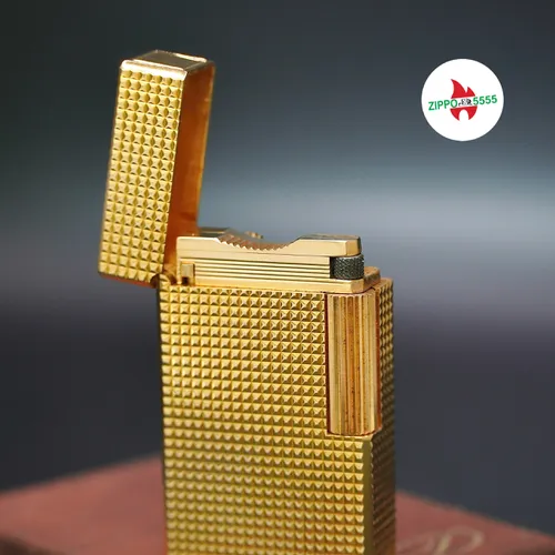 S.T. Dupont Chính Hãng Pháp Ligne 1 form cao bọc vàng kim cương, hàng xưa thập niên 60s