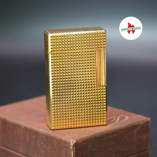 S.T. Dupont Chính Hãng Pháp Ligne 1 form cao bọc vàng kim cương, hàng xưa thập niên 60s