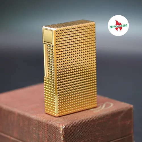 S.T. Dupont Chính Hãng Pháp Ligne 1 form cao bọc vàng kim cương, hàng xưa thập niên 60s