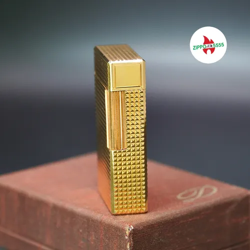 S.T. Dupont Chính Hãng Pháp Ligne 1 form cao bọc vàng kim cương, hàng xưa thập niên 60s
