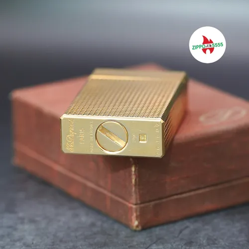 S.T. Dupont Chính Hãng Pháp Ligne 1 form cao bọc vàng kim cương, hàng xưa thập niên 60s