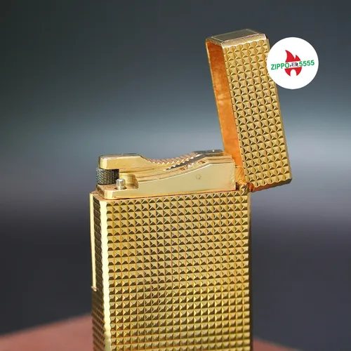 S.T. Dupont Chính Hãng Pháp Ligne 1 form cao bọc vàng kim cương, hàng xưa thập niên 60s