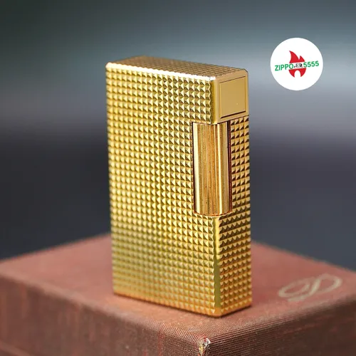 S.T. Dupont Chính Hãng Pháp Ligne 1 form cao bọc vàng kim cương, hàng xưa thập niên 60s