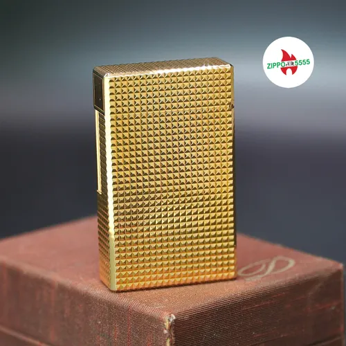 S.T. Dupont Chính Hãng Pháp Ligne 1 form cao bọc vàng kim cương, hàng xưa thập niên 60s