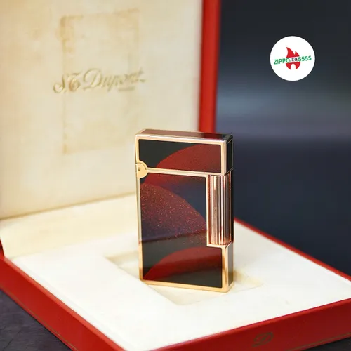 S.T. Dupont Chính Hãng Pháp Ligne 2 form cao men kim sa, hàng xưa thập niên 80s