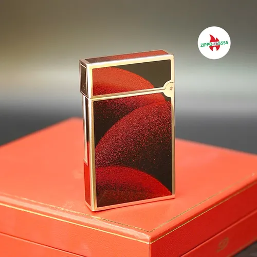 S.T. Dupont Chính Hãng Pháp Ligne 2 form cao men kim sa, hàng xưa thập niên 80s