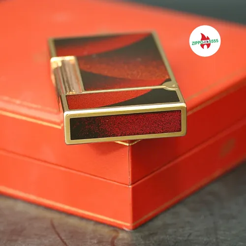 S.T. Dupont Chính Hãng Pháp Ligne 2 form cao men kim sa, hàng xưa thập niên 80s