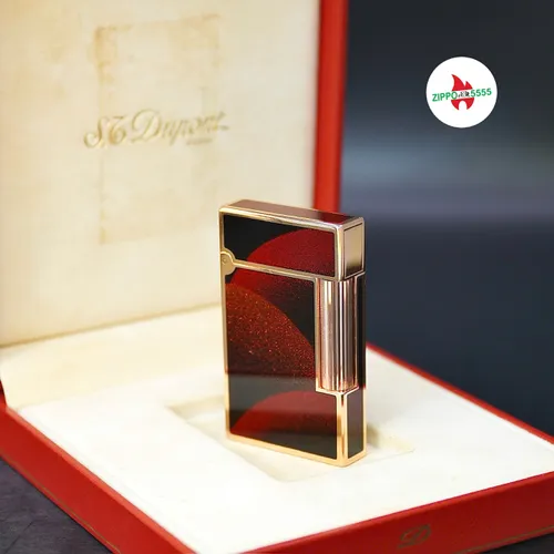 S.T. Dupont Chính Hãng Pháp Ligne 2 form cao men kim sa, hàng xưa thập niên 80s