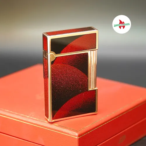 S.T. Dupont Chính Hãng Pháp Ligne 2 form cao men kim sa, hàng xưa thập niên 80s