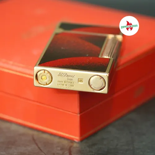 S.T. Dupont Chính Hãng Pháp Ligne 2 form cao men kim sa, hàng xưa thập niên 80s