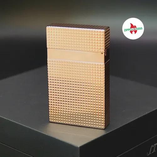 S.T. Dupont Ligne 2 form cao. Toàn thân mạ vàng Hồng