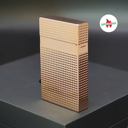 S.T. Dupont Ligne 2 form cao. Toàn thân mạ vàng Hồng