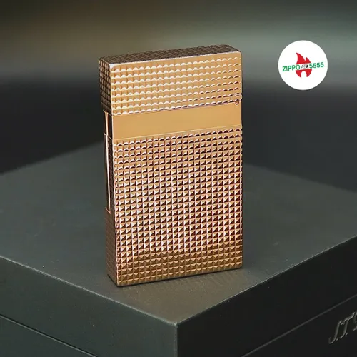 S.T. Dupont Ligne 2 form cao. Toàn thân mạ vàng Hồng