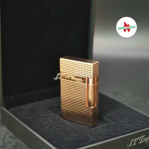 S.T. Dupont Ligne 2 form cao. Toàn thân mạ vàng Hồng