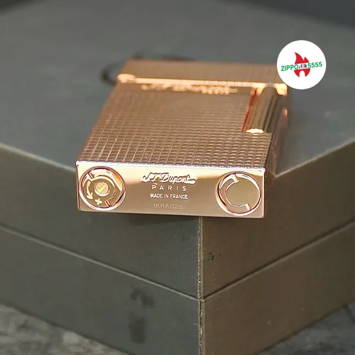 S.T. Dupont Ligne 2 form cao. Toàn thân mạ vàng Hồng