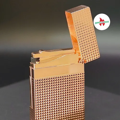 S.T. Dupont Ligne 2 form cao. Toàn thân mạ vàng Hồng