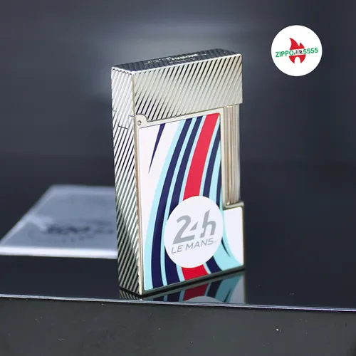 S.T. Dupont Chính Hãng Pháp Ligne 2 Cling 24h Le Mans WhitePalladium