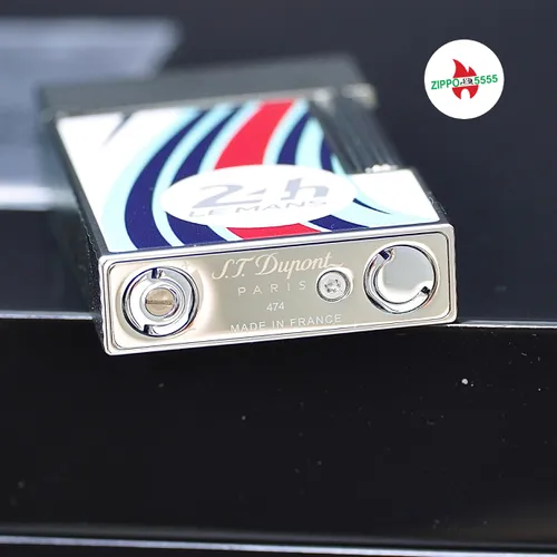 S.T. Dupont Chính Hãng Pháp Ligne 2 Cling 24h Le Mans WhitePalladium