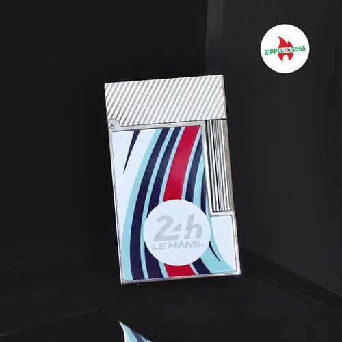 S.T. Dupont Chính Hãng Pháp Ligne 2 Cling 24h Le Mans WhitePalladium