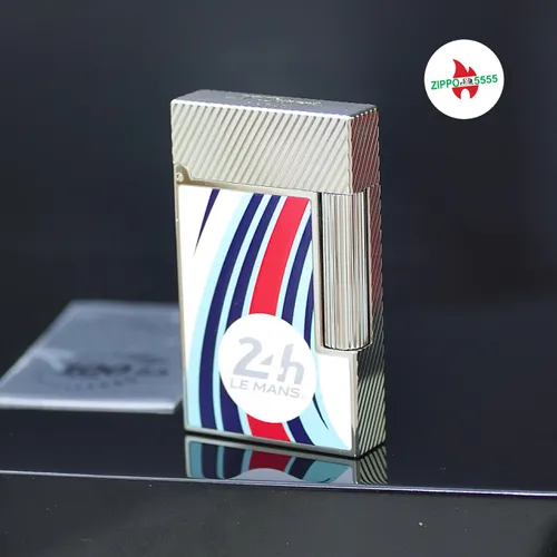 S.T. Dupont Chính Hãng Pháp Ligne 2 Cling 24h Le Mans WhitePalladium