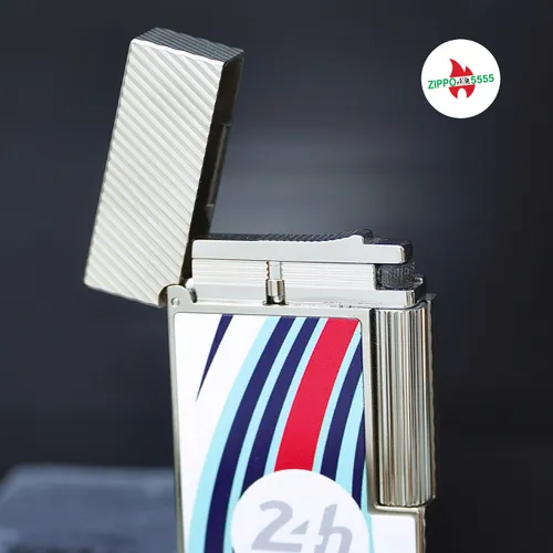 S.T. Dupont Chính Hãng Pháp Ligne 2 Cling 24h Le Mans WhitePalladium