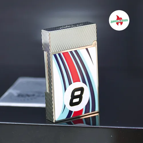 S.T. Dupont Chính Hãng Pháp Ligne 2 Cling 24h Le Mans WhitePalladium