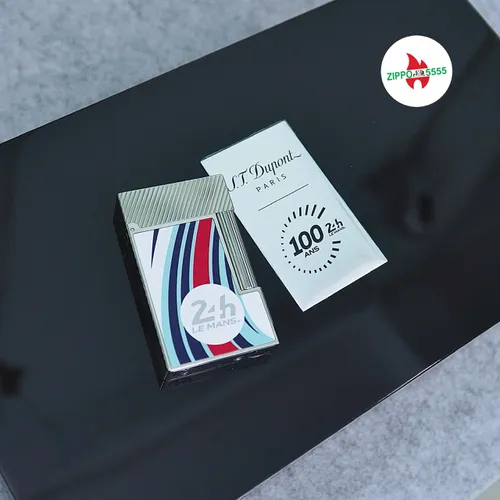 S.T. Dupont Chính Hãng Pháp Ligne 2 Cling 24h Le Mans WhitePalladium