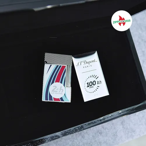 S.T. Dupont Chính Hãng Pháp Ligne 2 Cling 24h Le Mans WhitePalladium