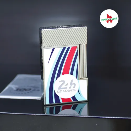 S.T. Dupont Chính Hãng Pháp Ligne 2 Cling 24h Le Mans WhitePalladium