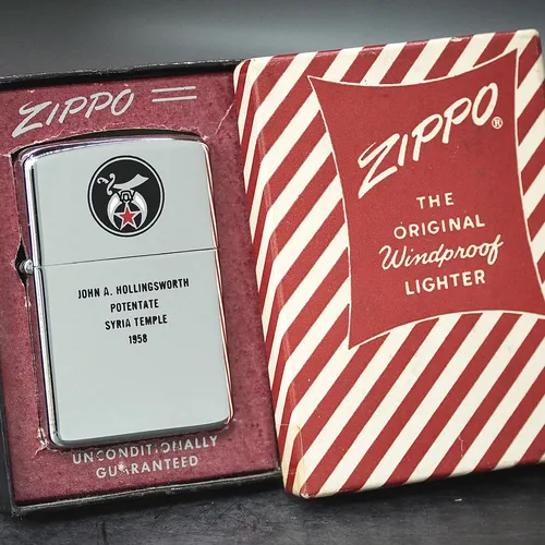 ZIPPO XƯA 1958 - HÀNG XƯA THẬP NIÊN 50s _ CHỦ ĐỀ SYRIA TEMPLE