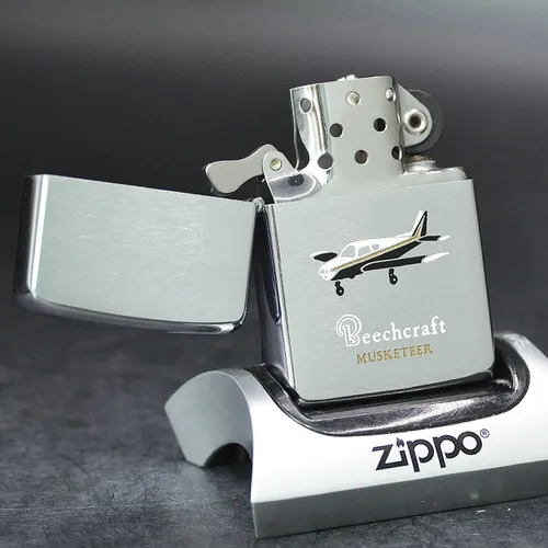 ZIPPO XƯA 1961 - HÀNG XƯA THẬP NIÊN 60s _ CHỦ ĐỀ BEECHCRAFT MUSKETEER