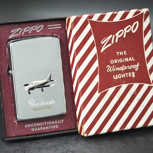 ZIPPO XƯA 1961 - HÀNG XƯA THẬP NIÊN 60s _ CHỦ ĐỀ BEECHCRAFT MUSKETEER