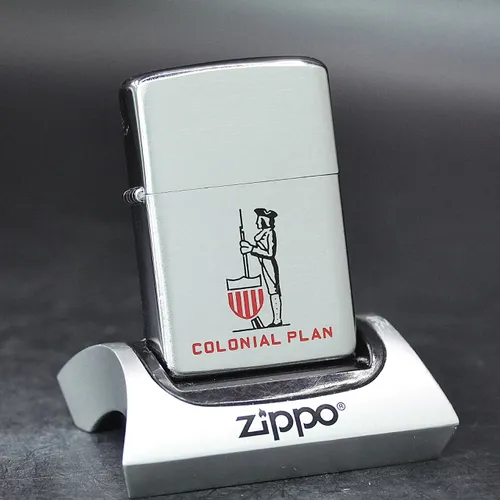 ZIPPO XƯA 1958 - HÀNG XƯA THẬP NIÊN 50s _ CHỦ ĐỀ COLONIAL PLAN