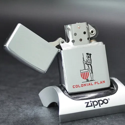 ZIPPO XƯA 1958 - HÀNG XƯA THẬP NIÊN 50s _ CHỦ ĐỀ COLONIAL PLAN